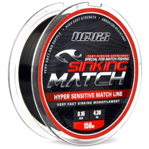 Fir Monofilament Nevis Sinking Match 0.18mm, 5.90 kg, 150m Fir Monofilament Nevis Sinking Match 0.18mm, 5.90 kg, 150m