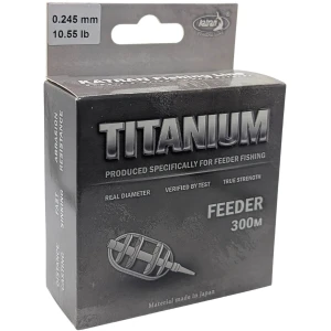 Fit Monofilament KATRAN Titanium Feeder, 12.65lbs, 0.265mm, 300m