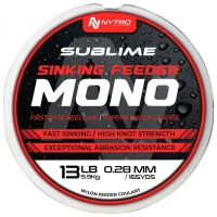 Monofilament NYTRO Sublime Sinking Feeder Maro, 300m, 0.26mm, 5.0kg
