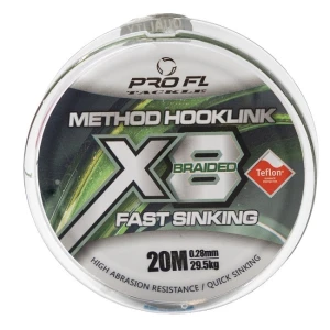FIR TEXTIL PRO FL X8 METHOD HOOKLINE 0.30MM 20M