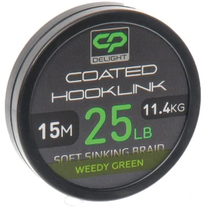 Fir Textil CARP PRO Delight Hook Link Weedy Green Soft Sinking, 15lbs, 20m