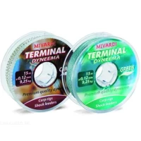 Fir Textil Terminal Mivardi Dyneema, Green, 15m, 0.26mm, 22.70kg Fir Textil Terminal Mivardi Dyneema, Green, 15m, 0.26mm, 22.70kg