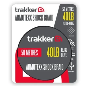 Fir textil TRAKKER Armotexx Shock Braid 40lbs/18.10kg, 50m Fir textil TRAKKER Armotexx Shock Braid 40lbs/18.10kg, 50m