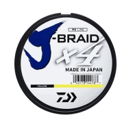 FIR TEXTIL DAIWA J-BRAID X4 0.07MM 2.6KG 135MT GALBEN