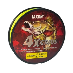FIR TEXTIL JAXON CRIUS X4, FLUO, 0.14mm, 15kg, 150M FIR TEXTIL JAXON CRIUS X4, FLUO, 0.14mm, 15kg, 150M