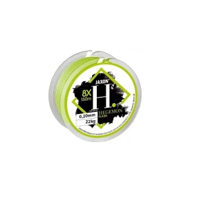 FIR TEXTIL JAXON HEGEMON 8X FLASH 150m 0.06mm 4kg Verde Fluo