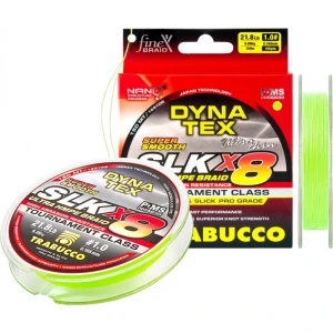 FIR TEXTIL TRABUCCO DYNA-TEX PRO SLK X8 LIME GREEN 150M 0.08mm 4.99kg FIR TEXTIL TRABUCCO DYNA-TEX PRO SLK X8 LIME GREEN 150M 0.08mm 4.99kg