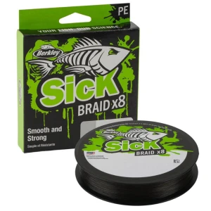 Fir Textil BERKLEY Sick Braid, Black, 150m, 0.33mm, 38.1kg Fir Textil BERKLEY Sick Braid, Black, 150m, 0.33mm, 38.1kg
