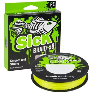 Fir Textil BERKLEY Sick Braid, Flame Green, 0.39mm, 46.3kg, 150m