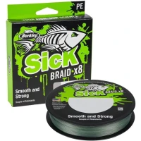 Fir Textil BERKLEY Sick Braid, Moss Green, 300m, 0.08mm, 6.0kg