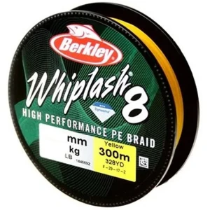 Fir Textil BERKLEY Whiplash 8, Yellow, 300m, 0.16mm, 20.8kg
