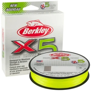 Fir Textil BERKLEY X5 FLURO VERDE 0.08MM/7.6KG/150M Fir Textil BERKLEY X5 FLURO VERDE 0.08MM/7.6KG/150M