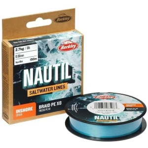 Fir Textil Berkley Nautil Braid X8, Aqua Blue, 300m, 0.12mm, 5.4kg Fir Textil Berkley Nautil Braid X8, Aqua Blue, 300m, 0.12mm, 5.4kg