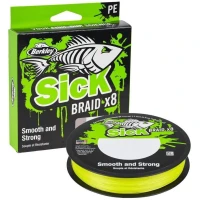 Fir Textil Berkley Sick Braid, HV Yellow, 150m, 0.12mm, 11.2kg