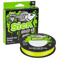 Fir Textil Berkley Sick Braid, HV Yellow, 300m, 0.08mm, 6kg