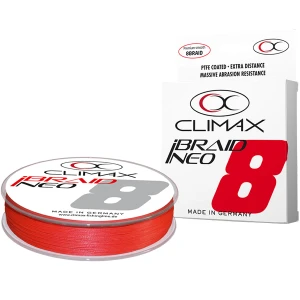 Fir Textil Climax iBraid Neo X8, Fluo Red, 0.10mm, 6.70kg, 135m
