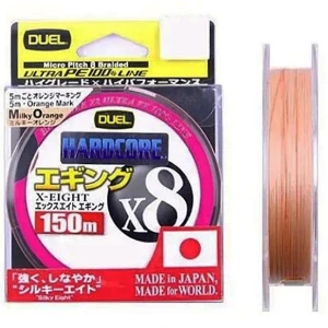 Fir Textil Duel Hardcore x8 Braid, Milky Orange, 0.15mm, 7kg, 150m