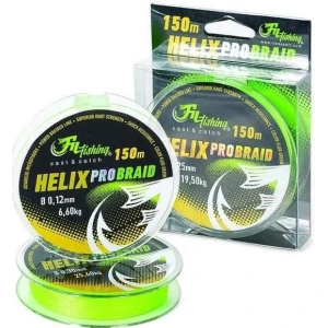 Fir Textil FilFishing Helix Spinning Fluo Braid 0.10mm 5.60kg 150m
