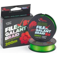 Fir Textil Filex Galant Spinning X8 Braid, Green, 7.40kg, 0.13mm, 200m