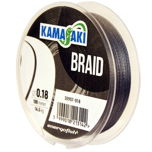 Fir Textil KAMASAKI Braid Grey, 0.16mm, 13.5kg, 100m