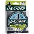 Fir Textil Konger Braider X4 Fluo Green 0.04mm, 3.45kg, 150m Fir Textil Konger Braider X4 Fluo Green 0.04mm, 3.45kg, 150m