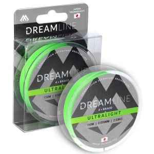 Fir Textil MIKADO Dreamline Ultralight 4X, Fluo Green,  0.058mm, 4.43kg, 150m Fir Textil MIKADO Dreamline Ultralight 4X, Fluo Green,  0.058mm, 4.43kg, 150m