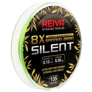 Fir Textil Reiva Silent Fluo Green, 135m, 0.21mm, 15.7kg Fir Textil Reiva Silent Fluo Green, 135m, 0.21mm, 15.7kg