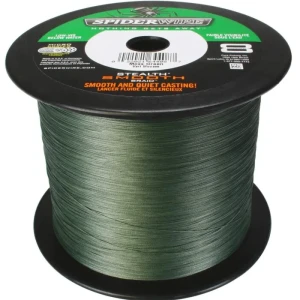 Fir Textil SPIDERWIRE Stealth Smooth 8, Moss Green, 1800m, 0.35mm