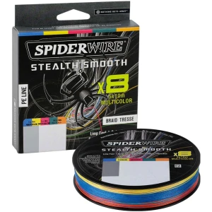 Fir Textil SPIDERWIRE Stealth Smooth 8X8 PE Braid, Multicolor, 300m, 0.23mm, 23.6kg