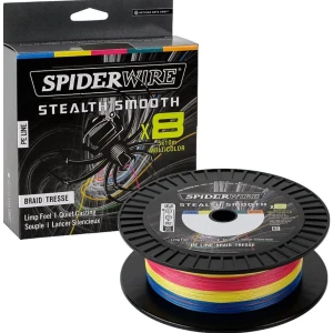 Fir Textil SPIDERWIRE Stealth Smooth 8X8 PE Braid, Multicolor, 600m, 0.39mm, 46.3kg