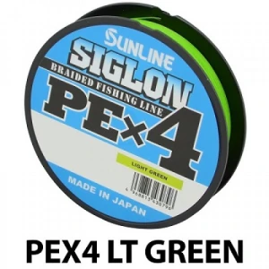 Fir Textil Sunline Siglon PE x4 Light Green 20lb 0.187mm Fir Textil Sunline Siglon PE x4 Light Green 20lb 0.187mm