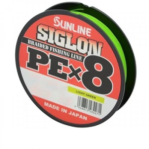 Fir Textil Sunline Siglon PE x8 Light Green 6LB  0.108mm 150m