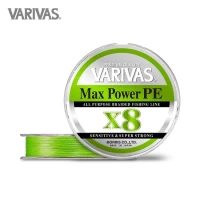 Fir Textil Varivas FIR MAX POWER PE X8 150m 28.6lb 0.205mm Lime Green Fluo Fir Textil Varivas FIR MAX POWER PE X8 150m 28.6lb 0.205mm Lime Green Fluo