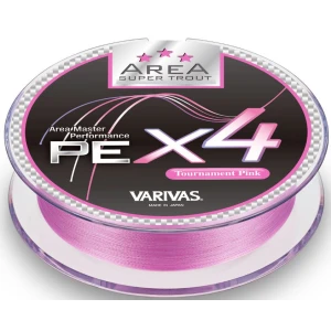 Fir Textil Varivas Super Trout Area PE X4 Tournament, Pink, 0.30mm, 6.7lbs, 75m Fir Textil Varivas Super Trout Area PE X4 Tournament, Pink, 0.30mm, 6.7lbs, 75m
