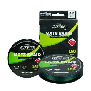 Fir Textil Wizard MXT8 Braid Dark Green 0.20mm 150m 18.5kg Fir Textil Wizard MXT8 Braid Dark Green 0.20mm 150m 18.5kg