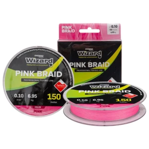 Fir Textil Wizard Pink Braid 150m, 0.15mm, 9.68kg Fir Textil Wizard Pink Braid 150m, 0.15mm, 9.68kg