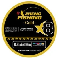 Fir Textil ZHENG FISHING PE LINE X8 Gold, 91kg, 0.16mm, 150m