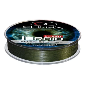 Fir textil Climax iBRAID U-LIGHT MossGreen 135m 0.10mm 7.5kg