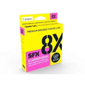 Fir textil Sufix SFX 8X Hot Yellow 0.165mm 10kg 135m