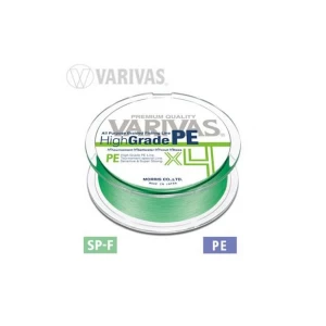 Fir textil Varivas High Grade PE X4 Flash Green 0.165mm/18lb/150m Fir textil Varivas High Grade PE X4 Flash Green 0.165mm/18lb/150m