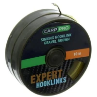Fir Textil Carp Pro Sinking Hooklink, Gravel Brown, 15lbs, 10m