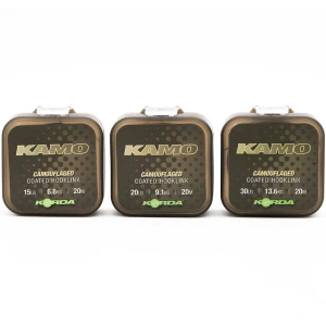 Fir Textil KORDA Kamo coated Hooklink, 15lbs, 20m/rola