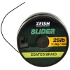 Fir Textil cu Camasa Zfish Slider Coated Braid, Olive Green, 11.3kg, 25lb, 10m