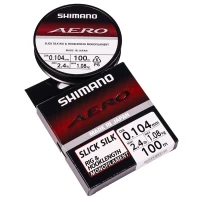 Fir Monofilament Shimano Aero Slick Silk Rig Clear 0.21mm 4.13kg 100m