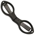 Foarfeca Zebco Pocket Folding Scissors, Black, 9cm