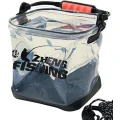 Bac Pliabil Zheng Fishing, Transparent, 5L, 20x20x20cm Bac Pliabil Zheng Fishing, Transparent, 5L, 20x20x20cm