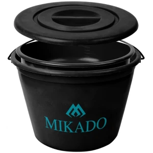 Galeata MIKADO Cu Bac Si Capac, 25L, Black