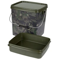 Galeata Trakker Camo Square Container Inc Tray 13l, 28x27x23.5cm