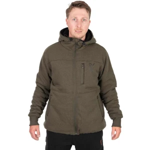 Jacheta Fox Collection Sherpa Jkt Green & Black, Marime 2XL Jacheta Fox Collection Sherpa Jkt Green & Black, Marime 2XL