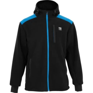 Jacheta PRESTON Windproof Fleece Jacket, Black, Marime 3XL